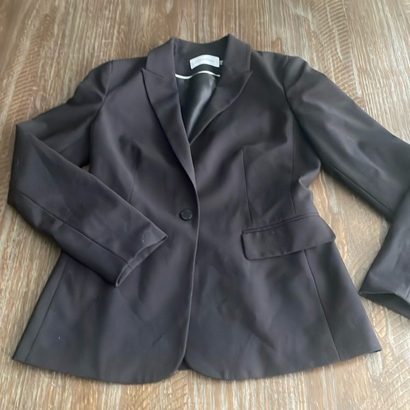 Calvin Klein one button blazer black size 4 - Picture 11 of 11